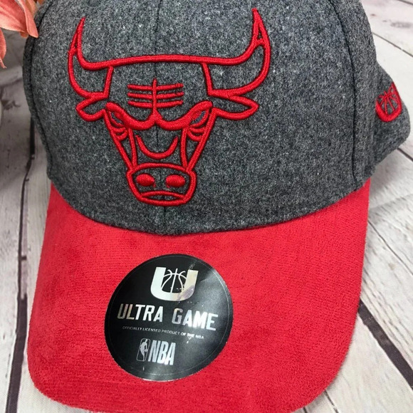 Chicago Bulls ultra game baseball cap adult one size - Picture 2 of 6